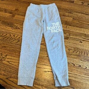 The North Face Boys Light Gray Jogger Sweatpants size L